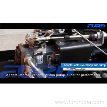 800KG Diesel Self-propelled Vibratory Roller for Sale (FYL-890)